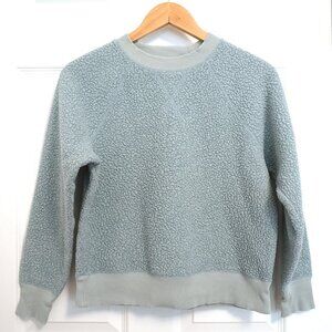 Everlane ReNew Fleece Raglan Sweatshirt in Pale Sage